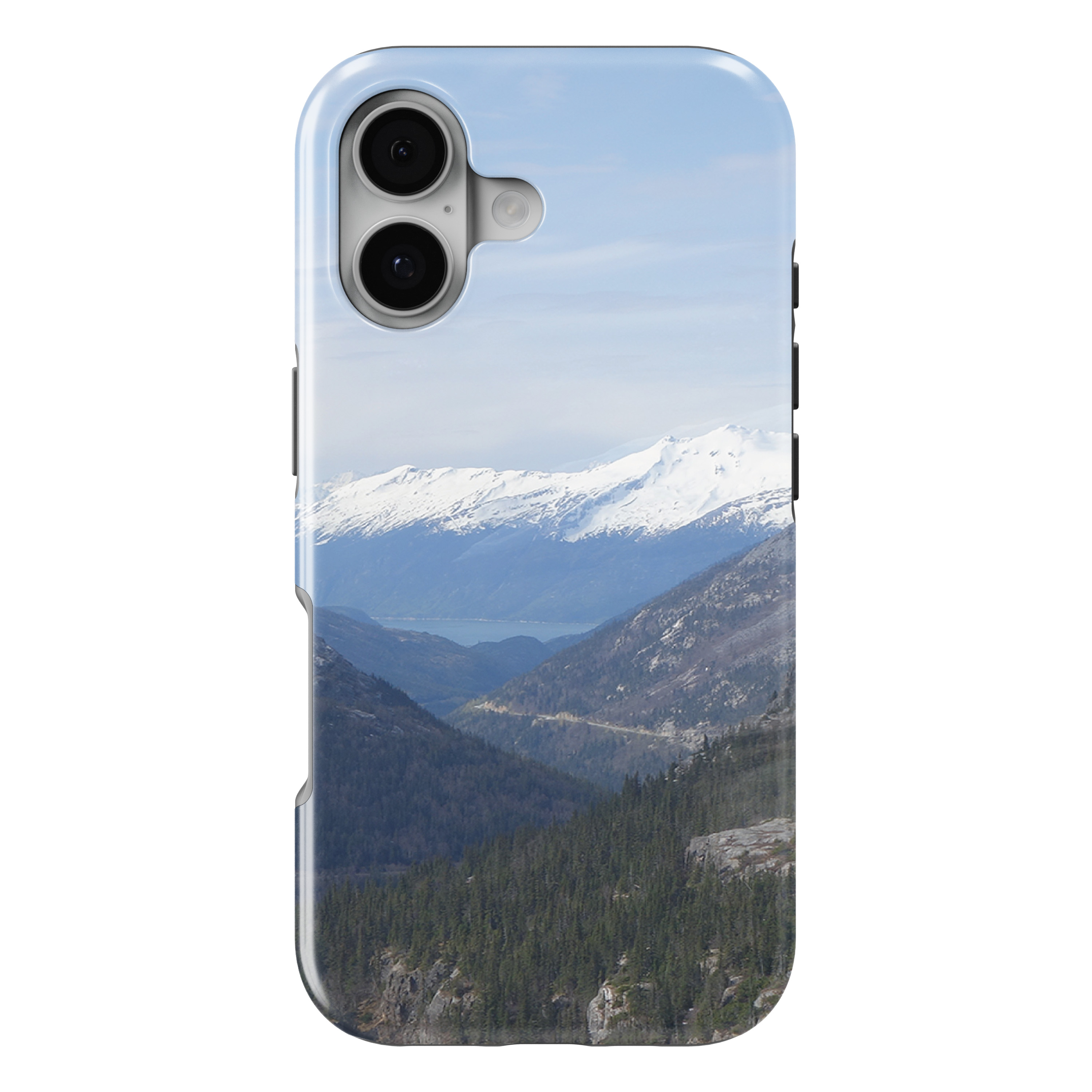 iPhone 17 MagSafe Tough Matte Case – Skagway Alaska Mountains