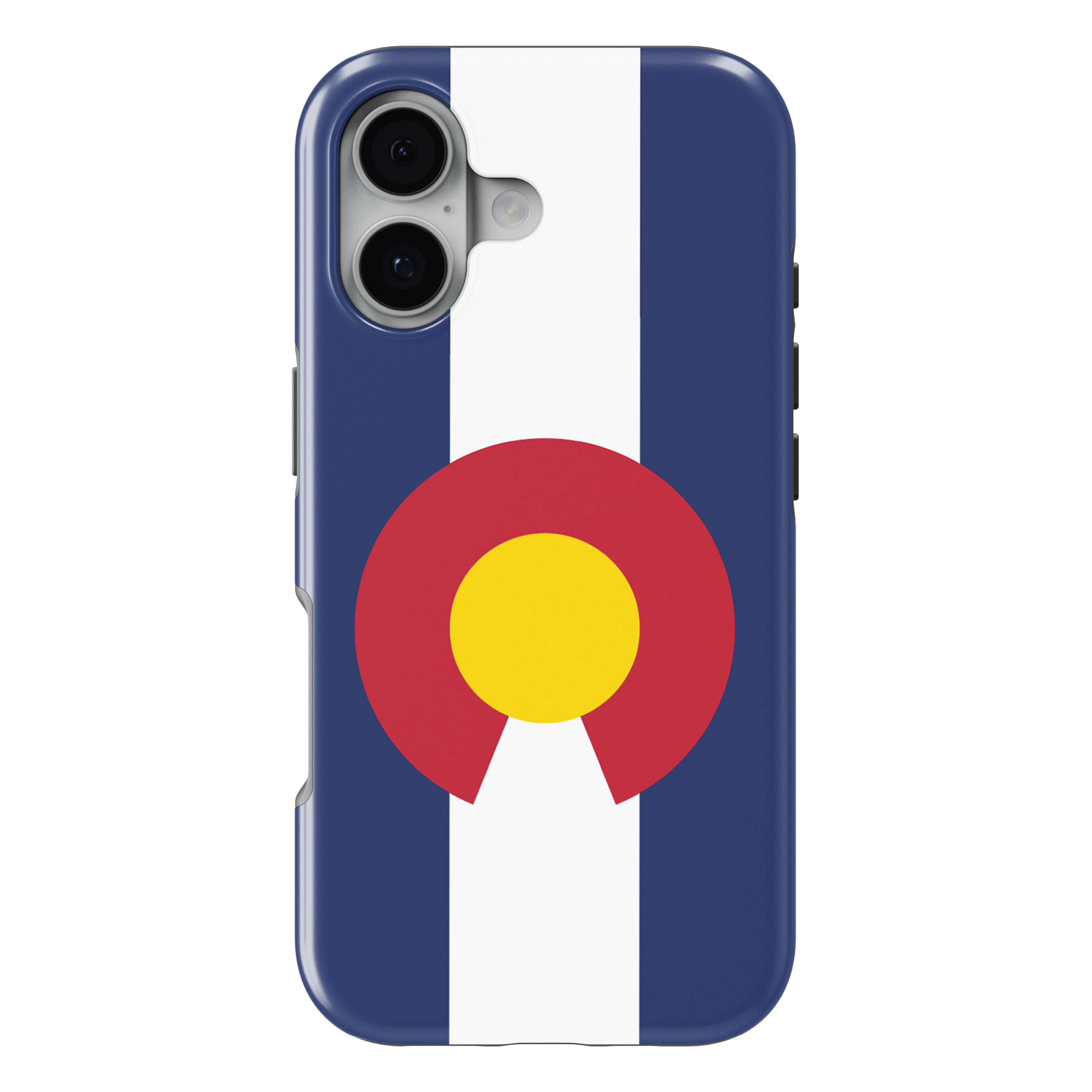 iPhone 17 MagSafe Tough Matte Case – State Flag of Colorado