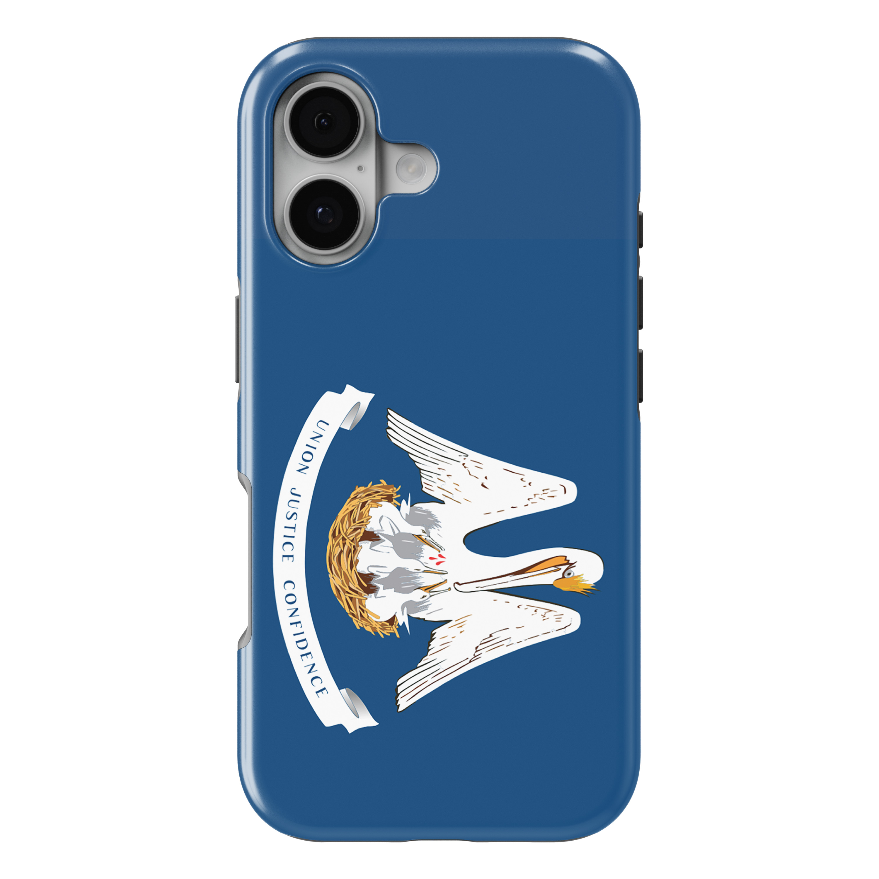 iPhone 17 MagSafe Tough Matte Case – State Flag of Louisiana
