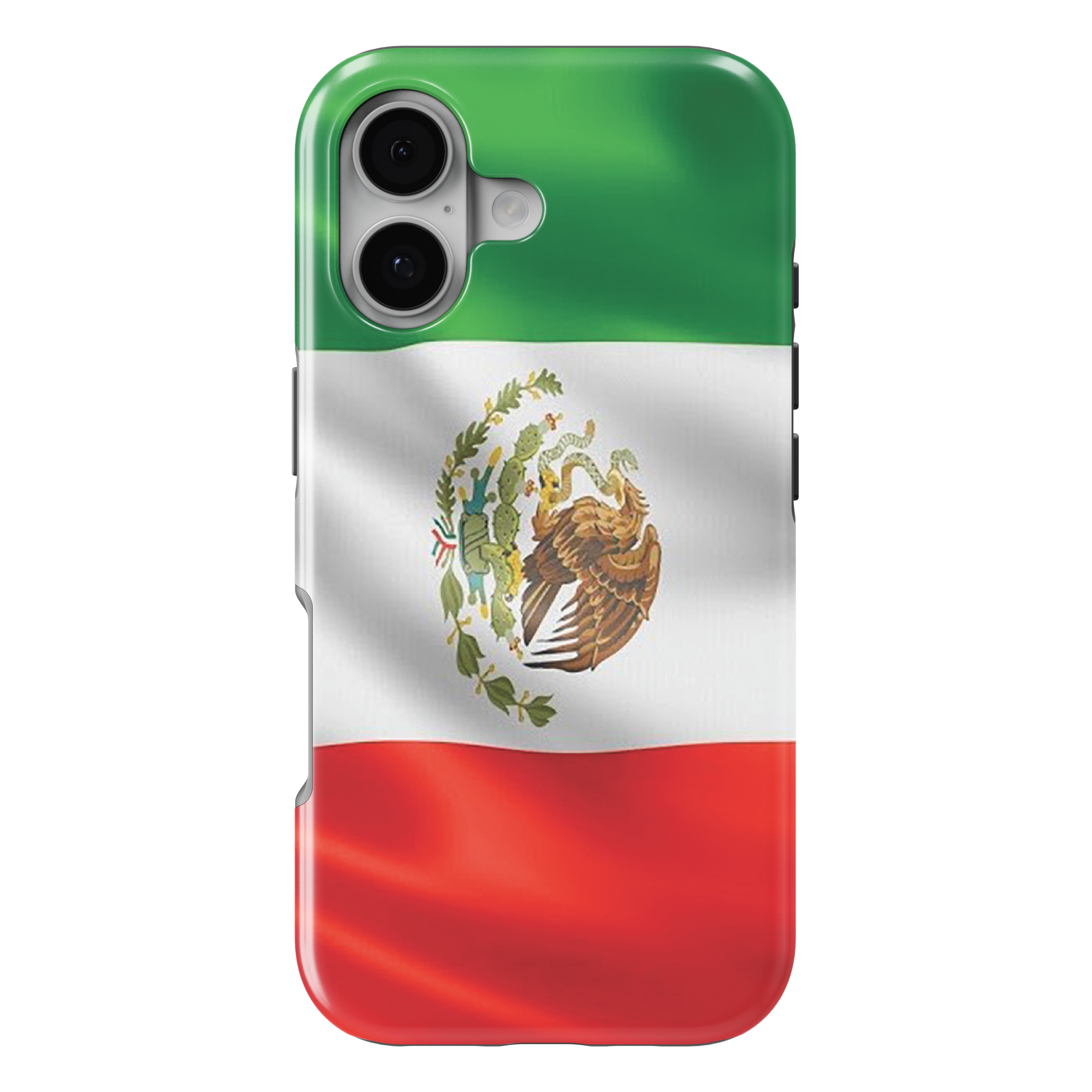 iPhone 17 MagSafe Tough Matte Case – Red White Green Mexican Flag Mexico