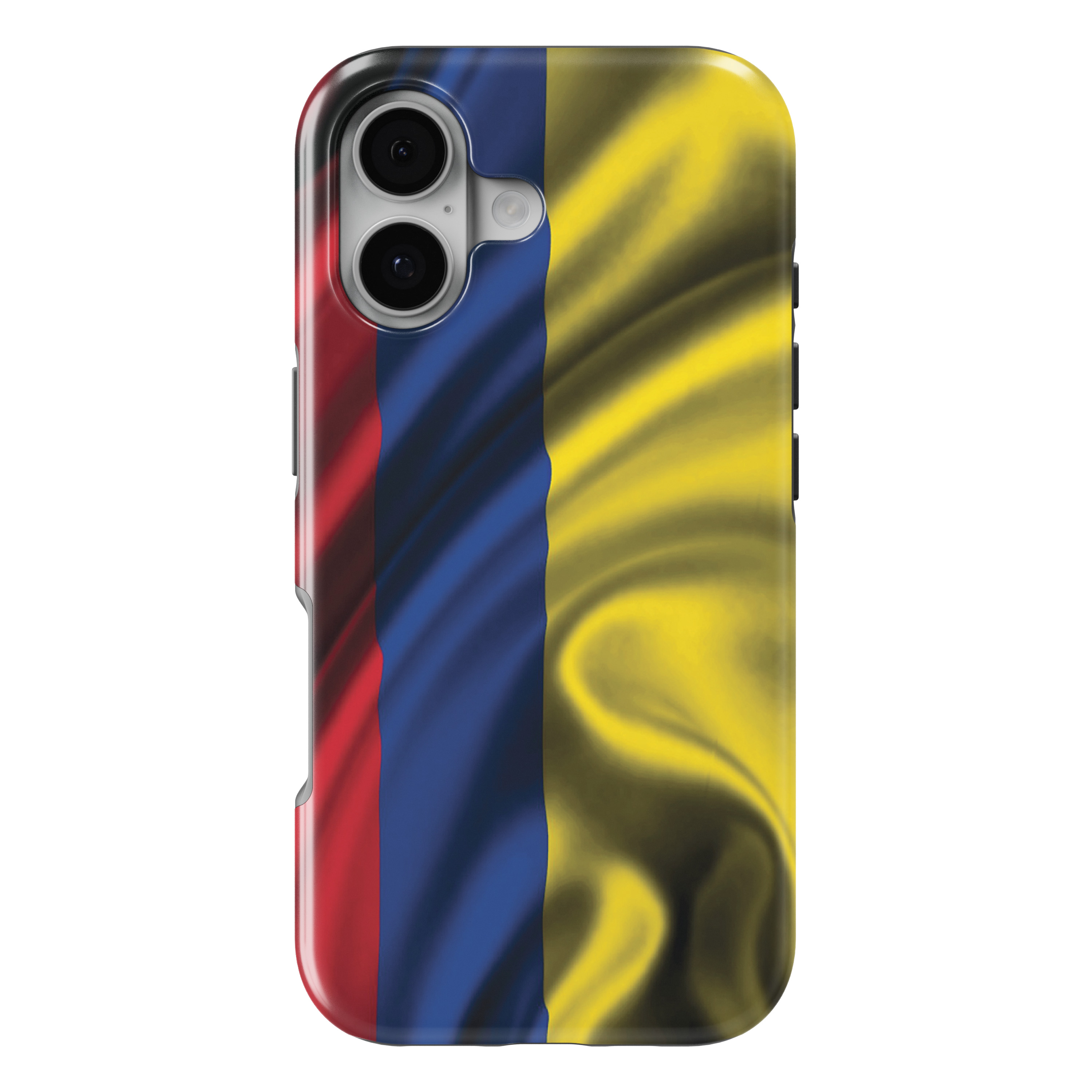 iPhone 17 MagSafe Tough Matte Case – Colombia Waving Flag