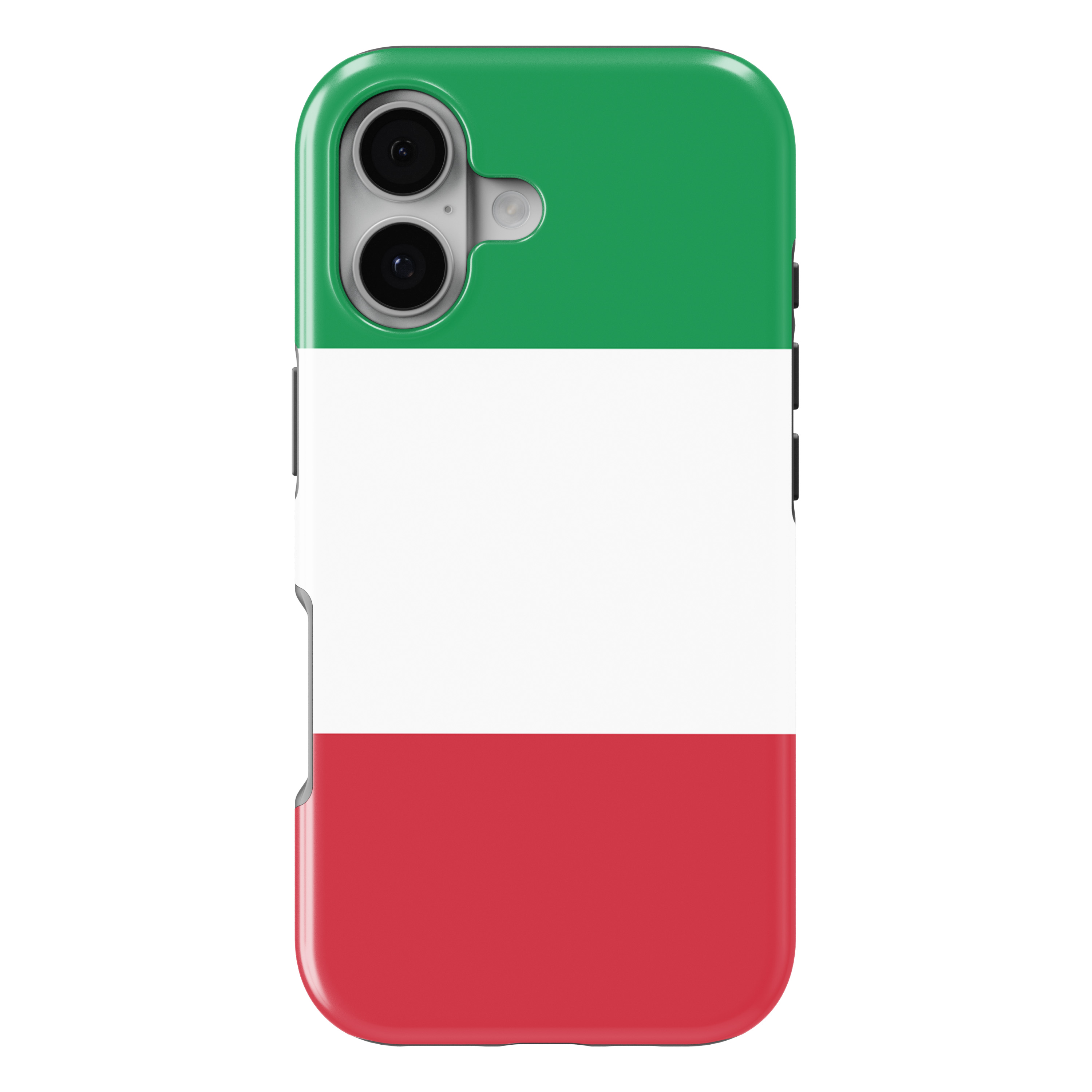 iPhone 17 MagSafe Tough Matte Case – Italy Flag Red White Green