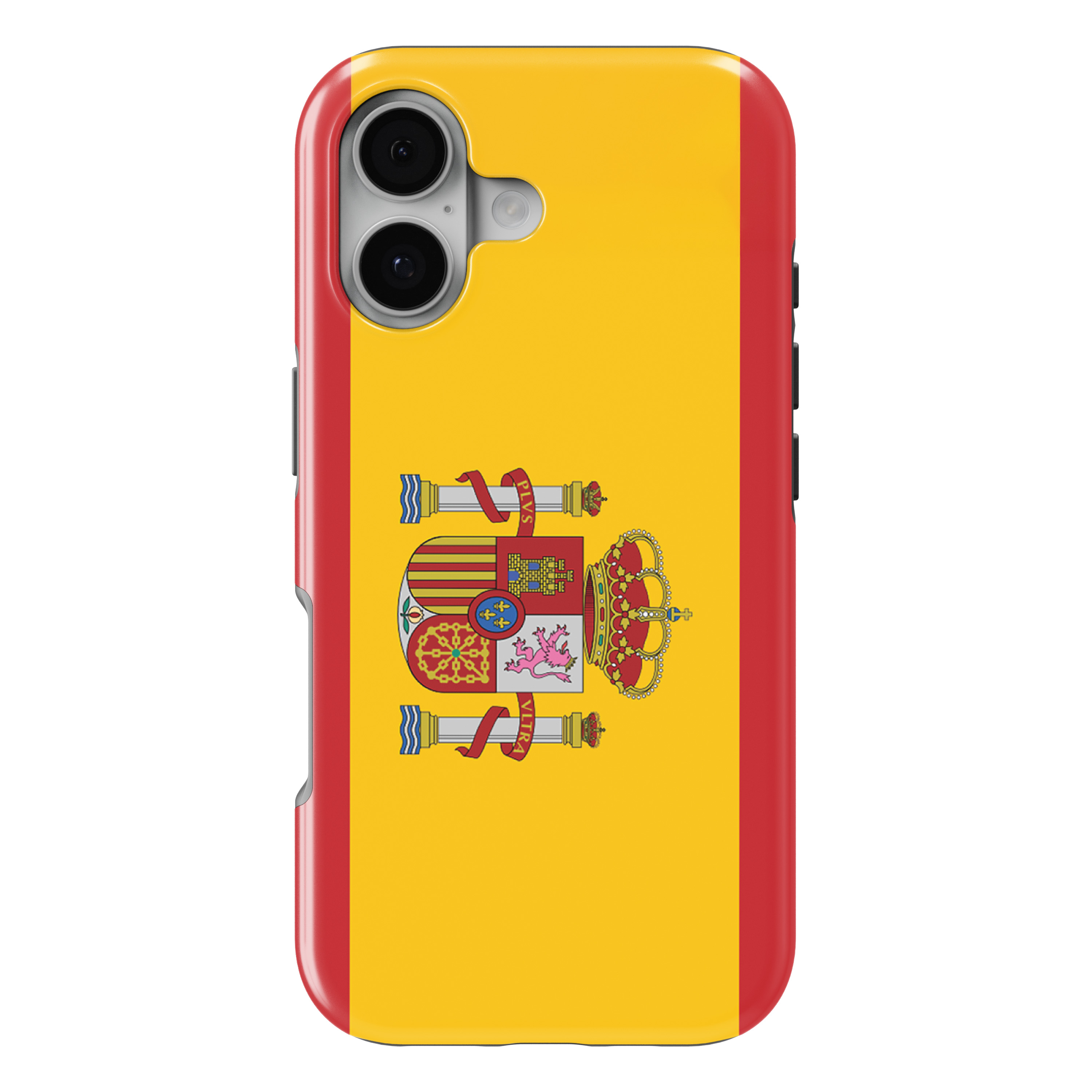 iPhone 17 MagSafe Tough Matte Case – Spain Spanish Flag Red Yellow