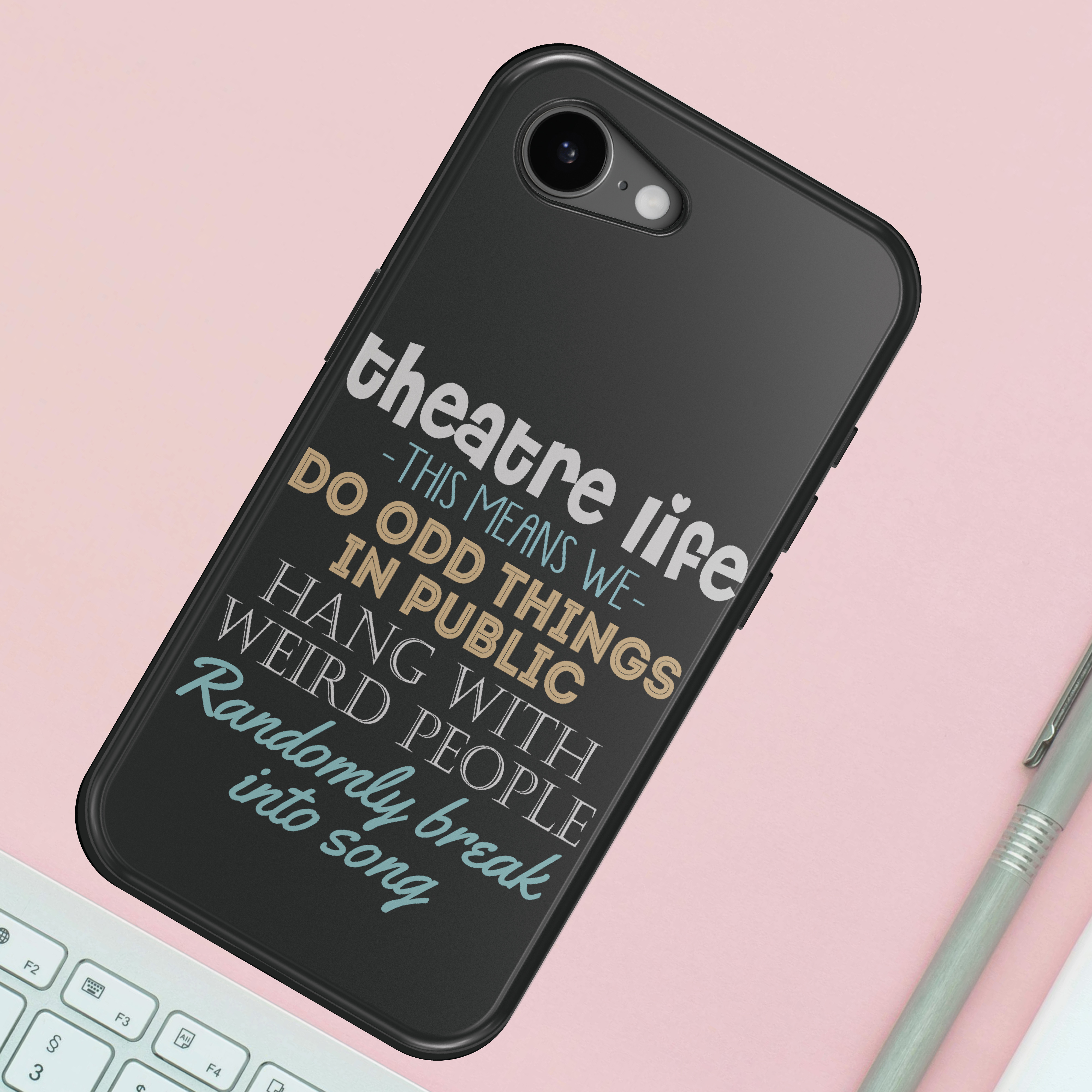 iPhone 17 MagSafe Tough Matte Case - Theatre Life - Odd Things in ...